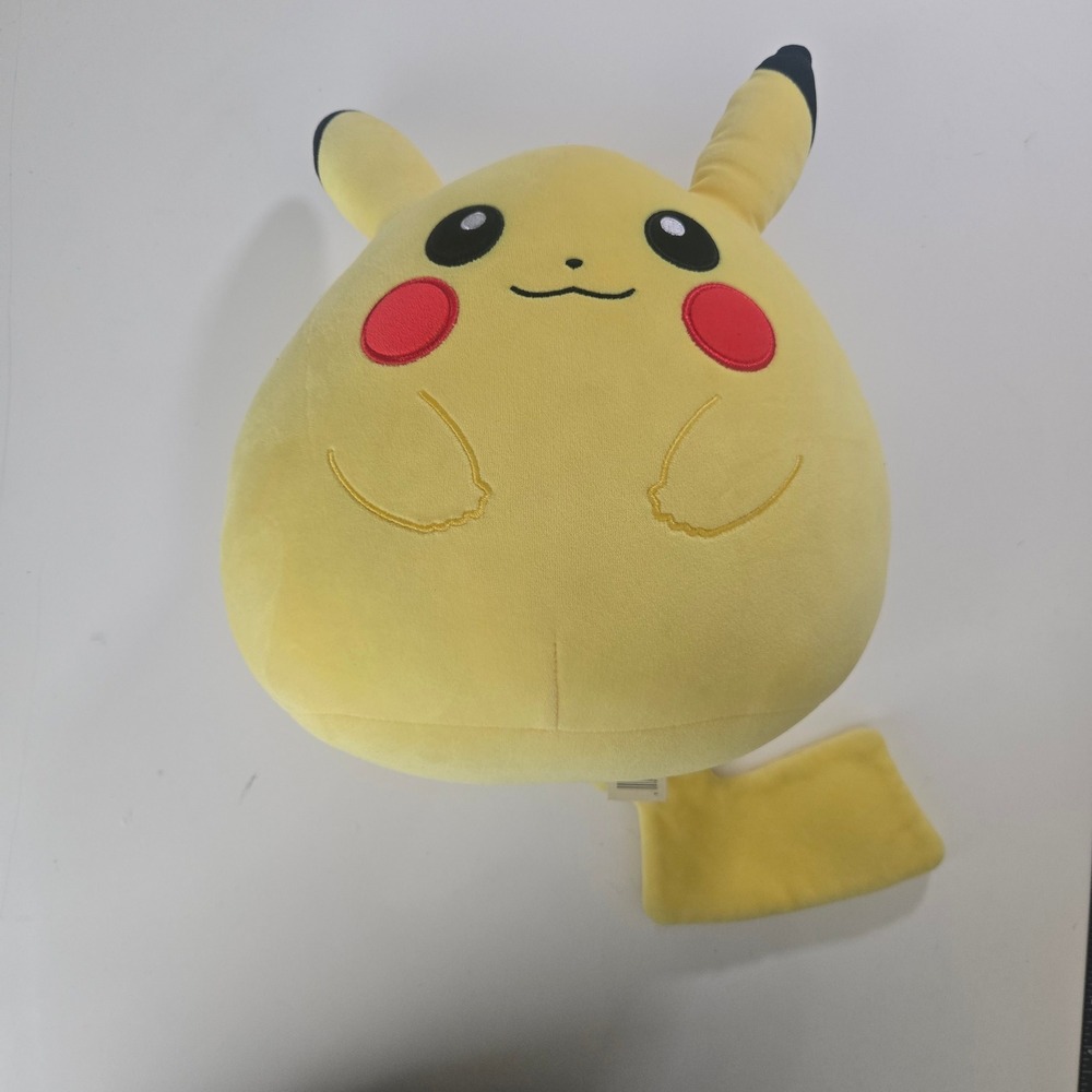 Pokemon Pikachu Squishmallow 12 Inch Yellow Plush Kellytoy Nintendo Toy